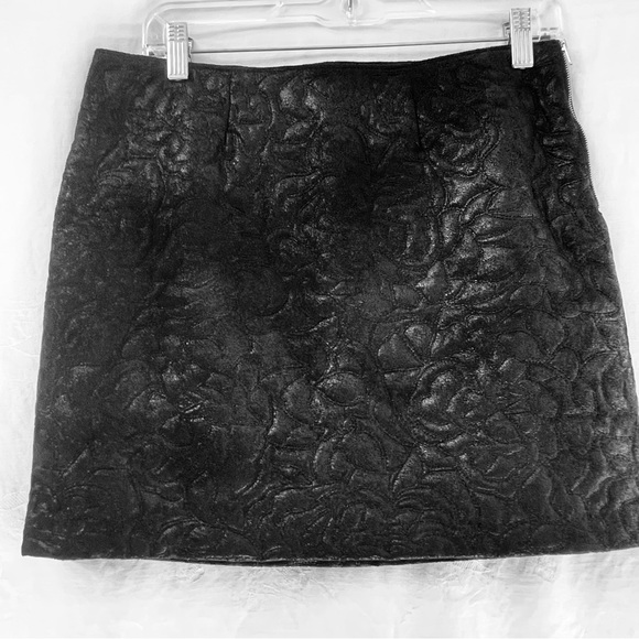 C&C California Womens Mini Skirt Size Small Floral Embroidered Goth Y2K Party - Picture 6 of 10